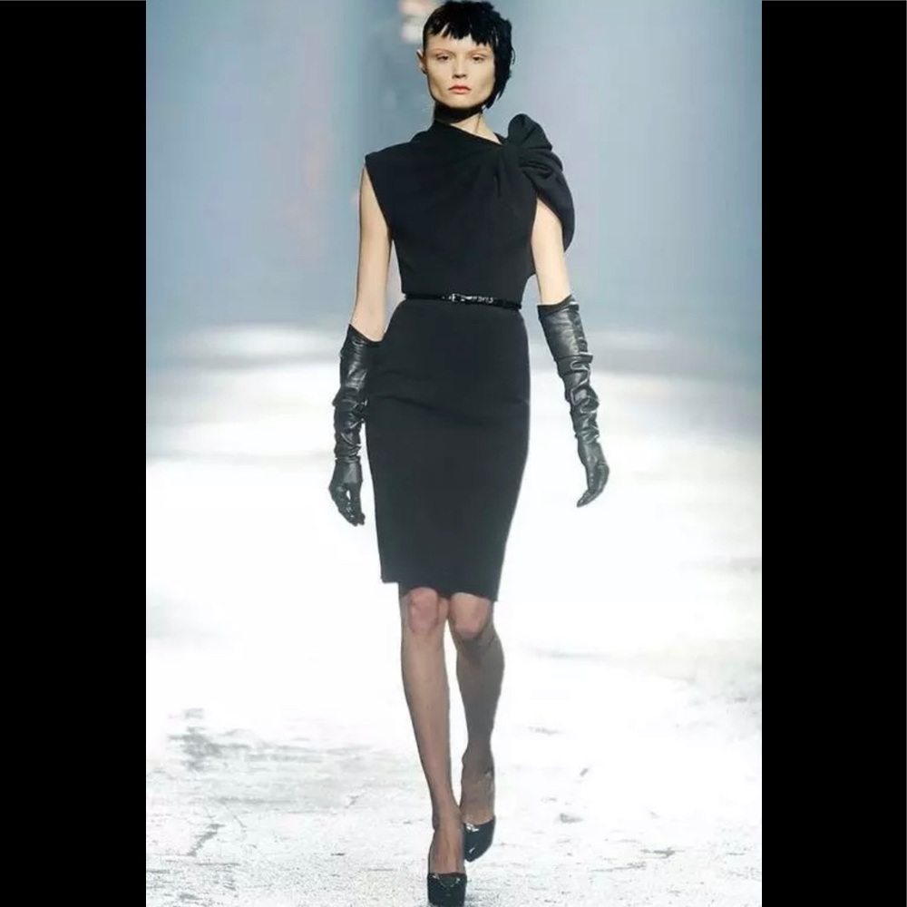 Lanvin Runway Black Dress